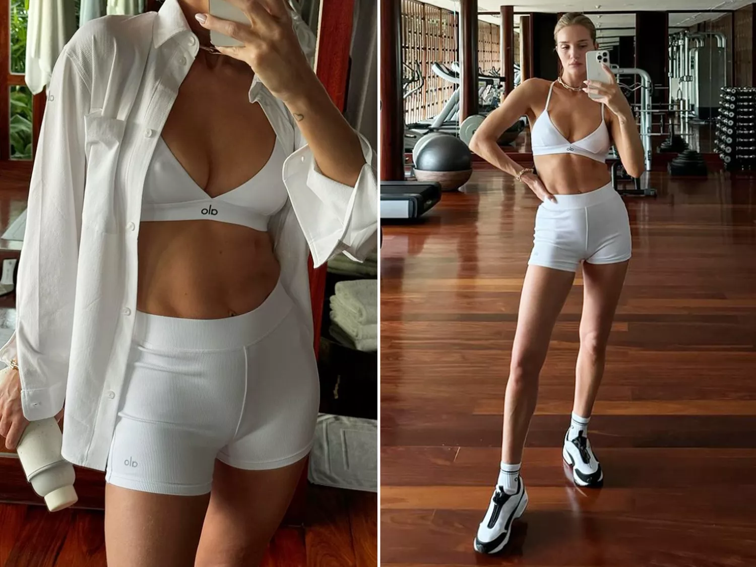 Rosie Huntington-Whiteley’s Workout Set Is From the Brand Katie Holmes Wears on Repeat