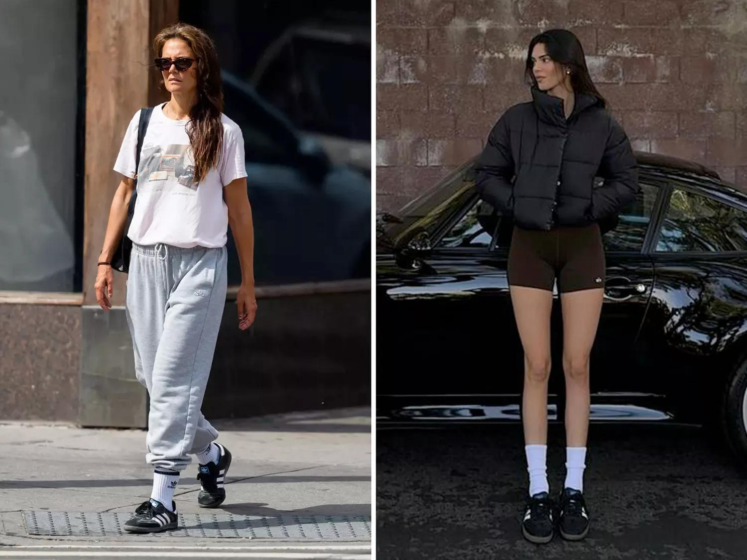 Kendall Jenner and Katie Holmes Alo Yoga
